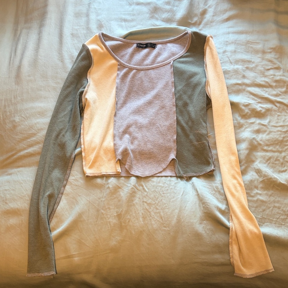 SHEIN Multicolor Long Sleeve Top